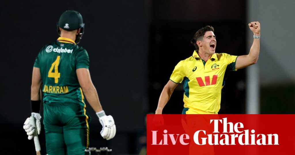 Australia v South Africa: third men’s one-day international – live | Cricket