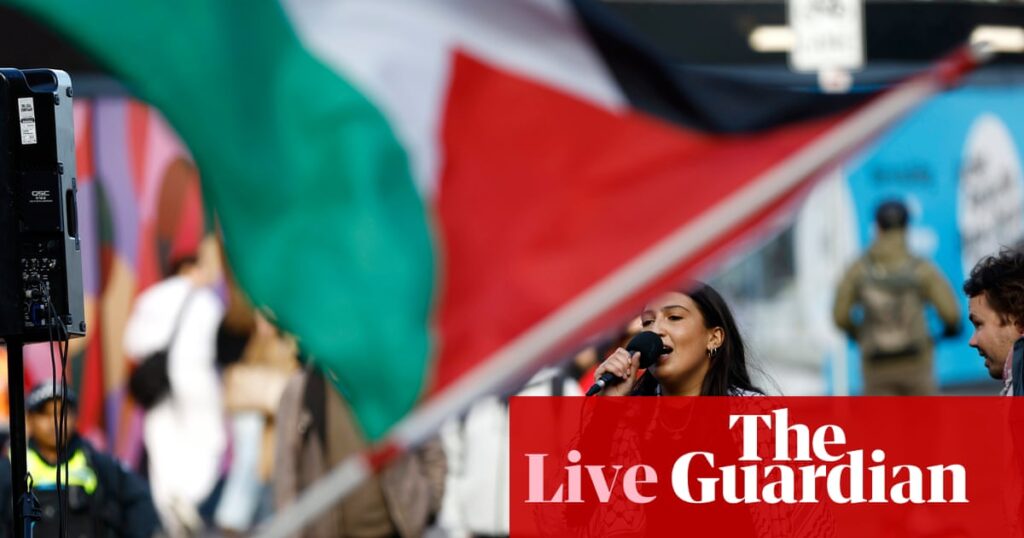 Australia news live: pro-Palestine marches expected to attract huge turnout; Chalmers has ‘no plans’ to alter tax-free retiree super | Australia news
