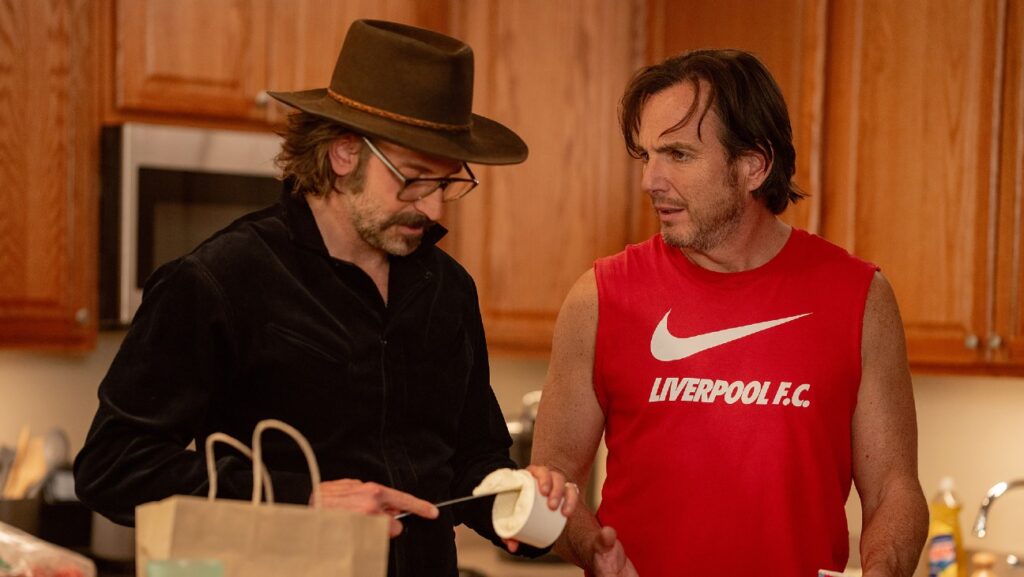 Bradley Cooper and Will Arnett in 'Is This Thing On?'