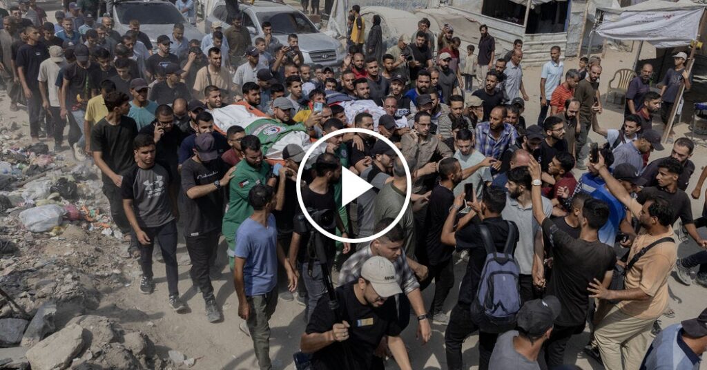Gazans Mourn Al Jazeera Journalists Killed in Israeli Strike