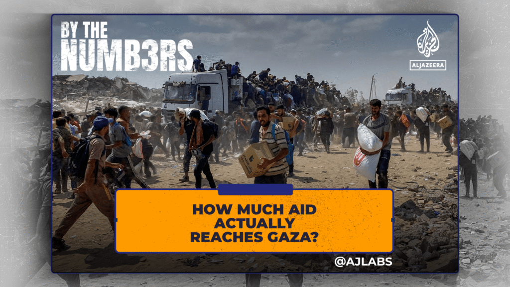 How much aid actually reaches Gaza?