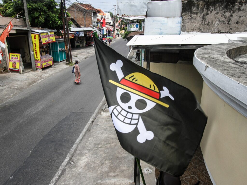Indonesians raise anime pirate flag in protest as nation marks independence | Protests News