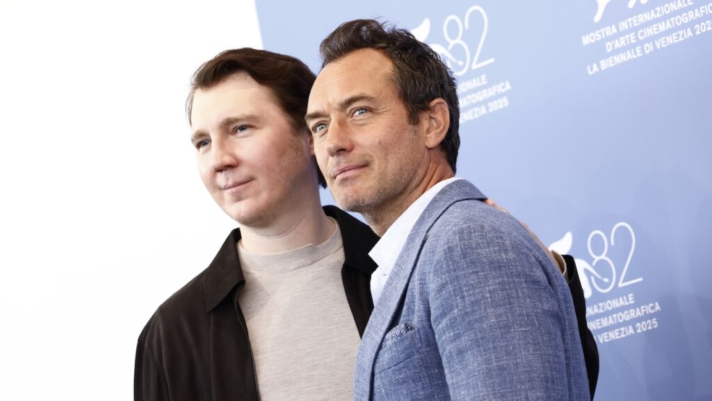 Paul Dano and Jude Law in Venice for 'The Wizard Of The Kremlin'