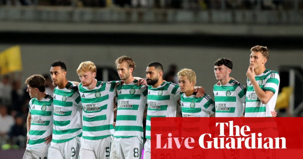 Kairat v Celtic, Leeds v Sheffield Wednesday: Champions League and Carabao Cup clockwatch – live | Champions League