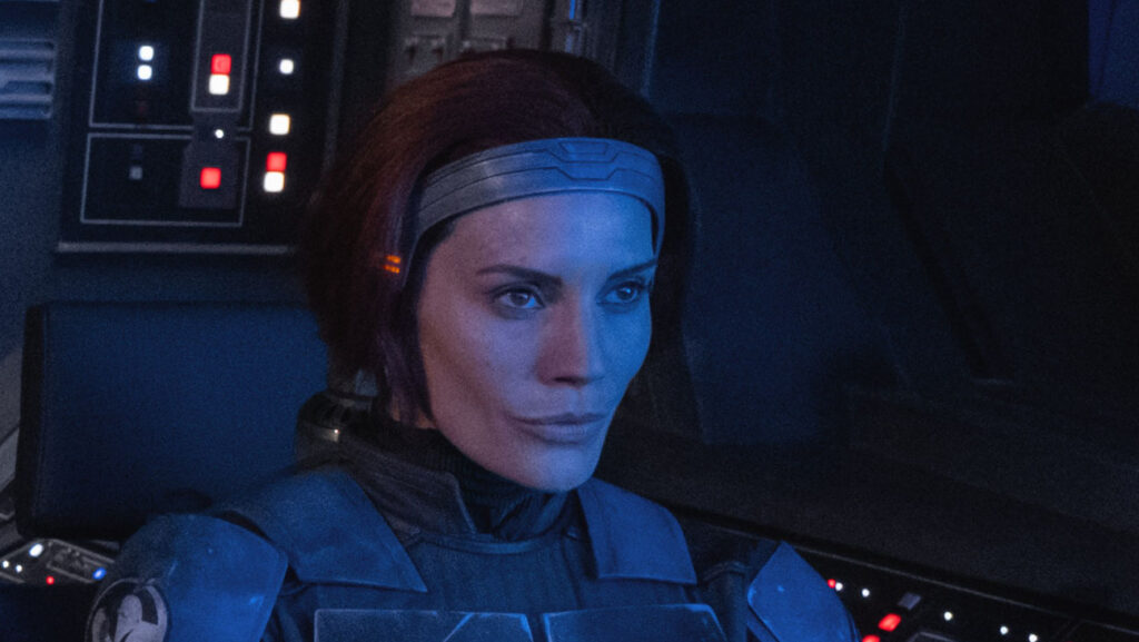 Katee Sackhoff in THE MANDALORIAN.