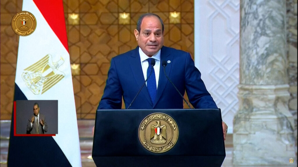President of Egypt accuses Israel of ‘systematic genocide’