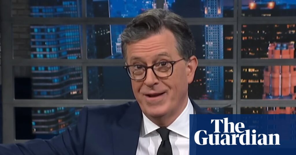 Stephen Colbert on JD Vance’s water level raising: ‘Insane spoiled baby emperor move’ | Late-night TV roundup