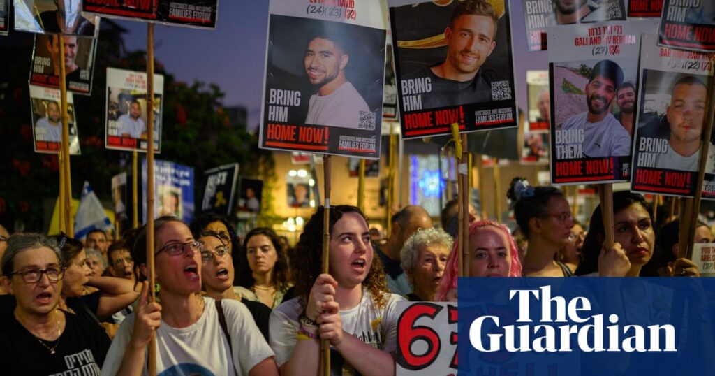 Thousands in Tel Aviv protest against Netanyahu’s plan to escalate Gaza war | Israel-Gaza war