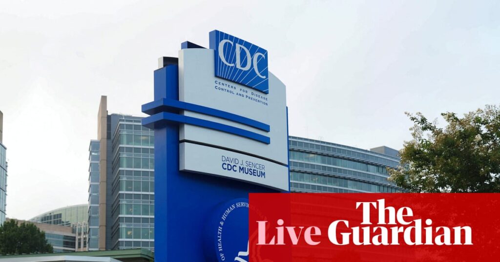 Top CDC officials quit as director ousted, with one condemning ‘ongoing weaponization of public health’ – US politics live | US news