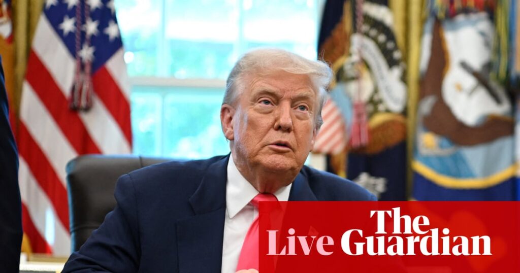 Trump repeats false claims about DC crime and praises order allowing city police to work closer with Ice agents – live updates | Trump administration