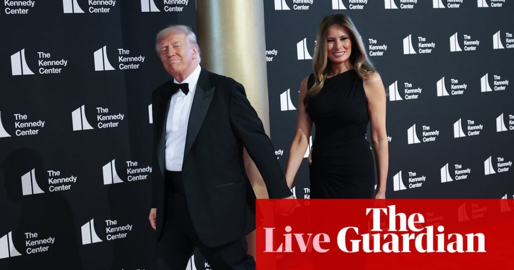 Trump to visit Kennedy Center after hinting at name change as honors announced – US politics live | US news
