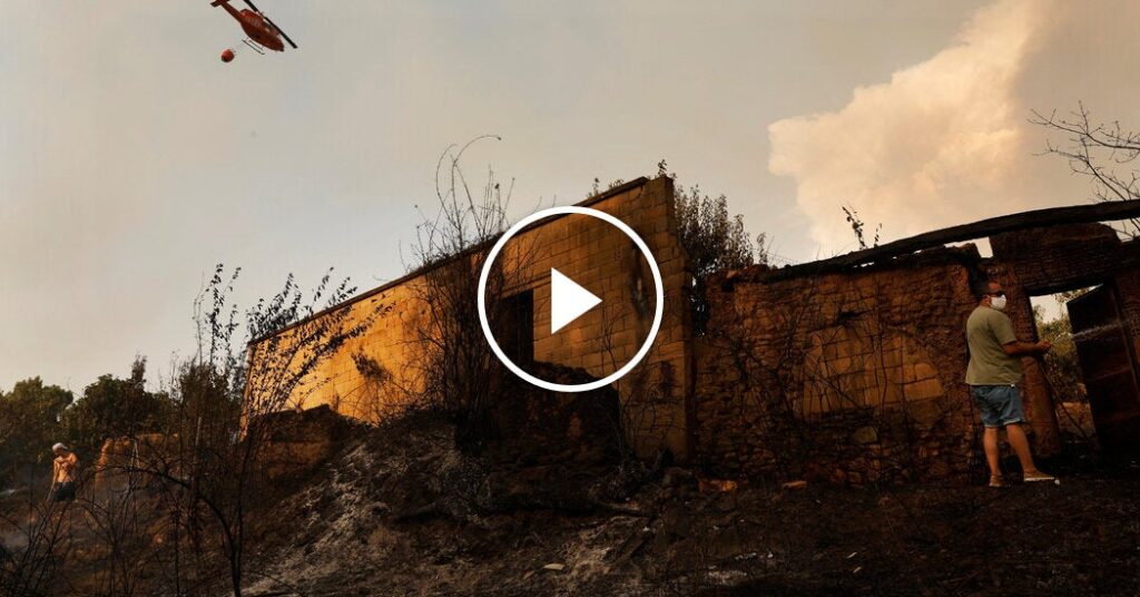 Wildfires Rage in Spain as Temperatures Soar