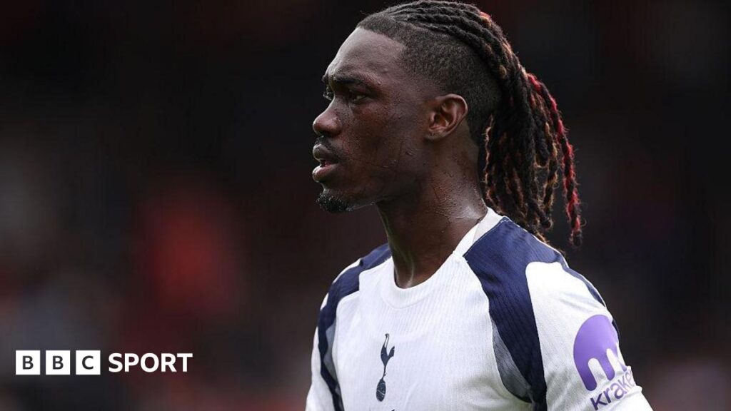 Tottenham midfielder Yves Bissouma