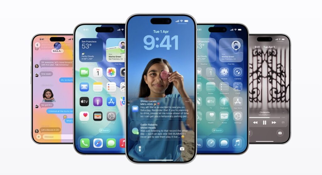 Apple's iOS 26 with the new Liquid Glass design is now available to everyone