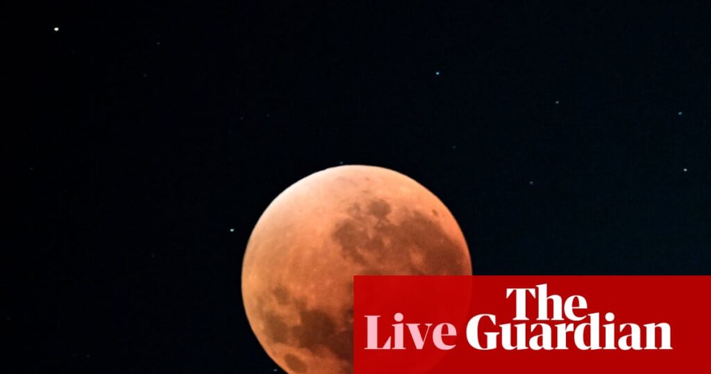 Australia news live: early risers wonder at blood moon; Erin Patterson awaits sentencing for mushroom murders | Australia news