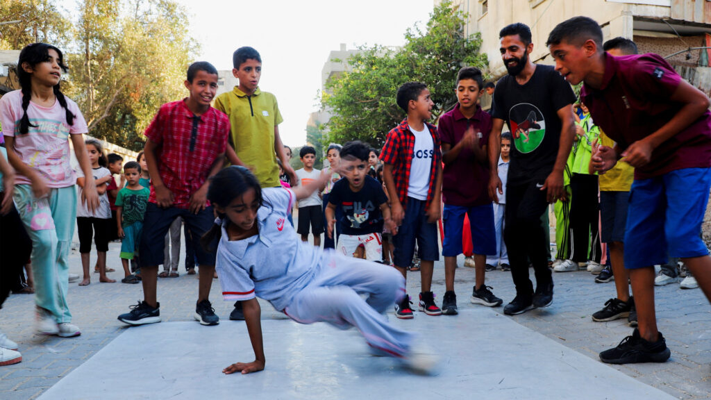 Breakdancing gives Gaza’s children a way to express themselves