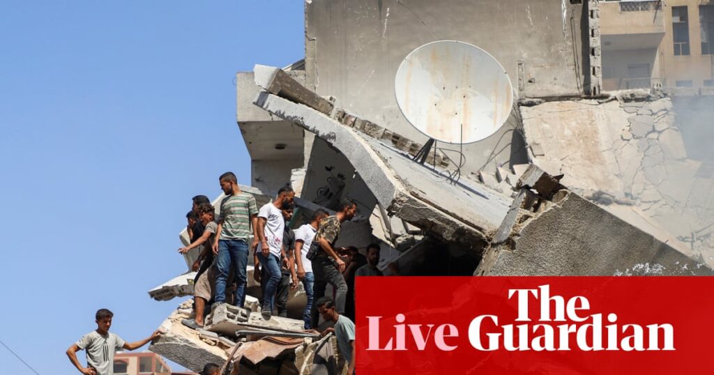 Israel warned not to annex parts of West Bank in response to recognition of Palestinian state – Middle East crisis live | Palestinian territories
