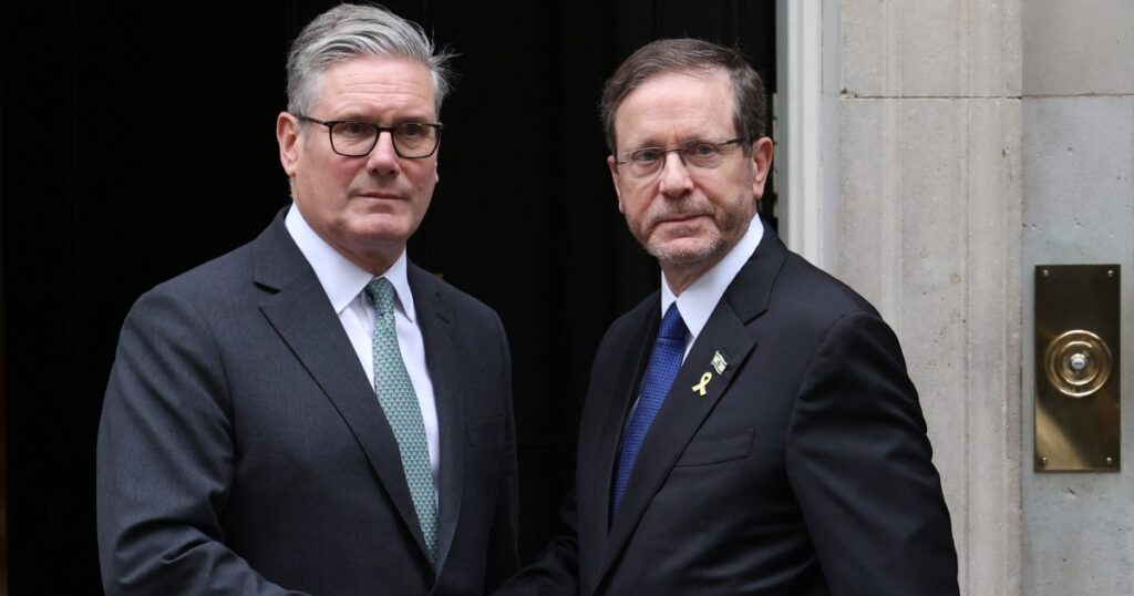 Israel’s President Herzog said ‘argued out of respect’ with British PM | Israel-Palestine conflict News