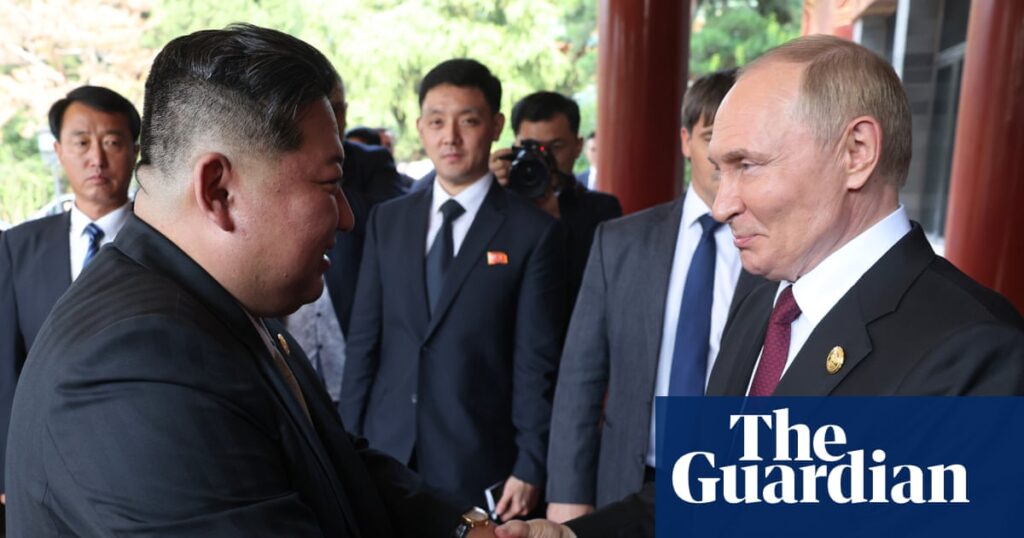 Kim Jong-un promises to do ‘everything to assist’ Moscow after Putin meeting | Vladimir Putin
