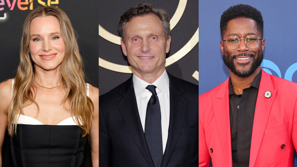 Kristen Bell, Tony Goldwyn and Nate Burleson