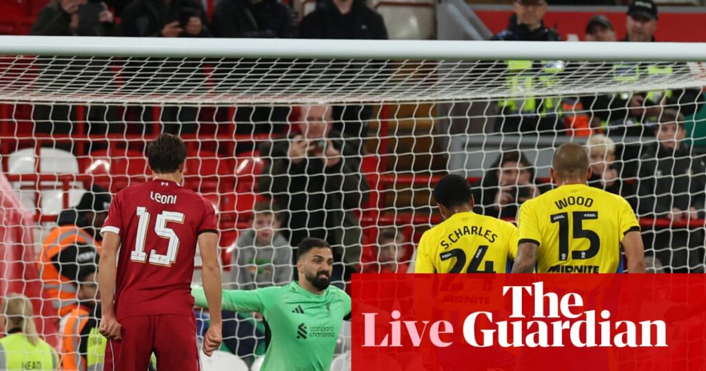 Lincoln v Chelsea, Liverpool v Southampton, and more: Carabao Cup – live | Carabao Cup