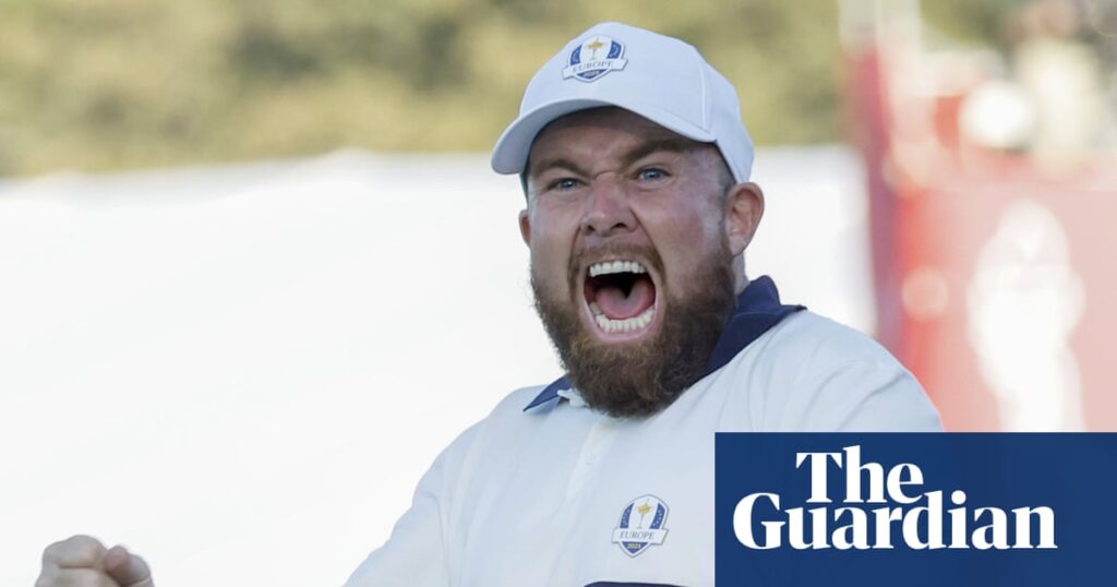 Next one will be a ‘little bit nicer’, says Lowry after sinking putt to retain Ryder Cup – video | Sport