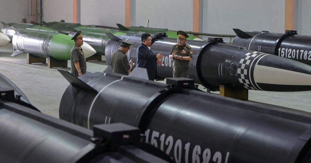 North Korea’s Kim Jong Un inspects new missile production line | Weapons News