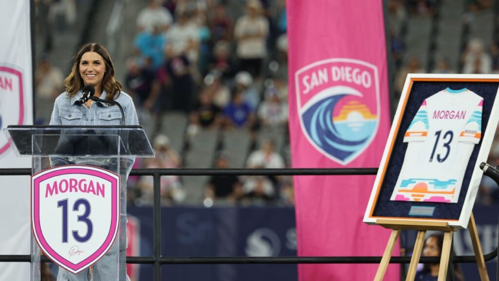 San Diego Wave retire Alex Morgan's iconic No. 13 jersey