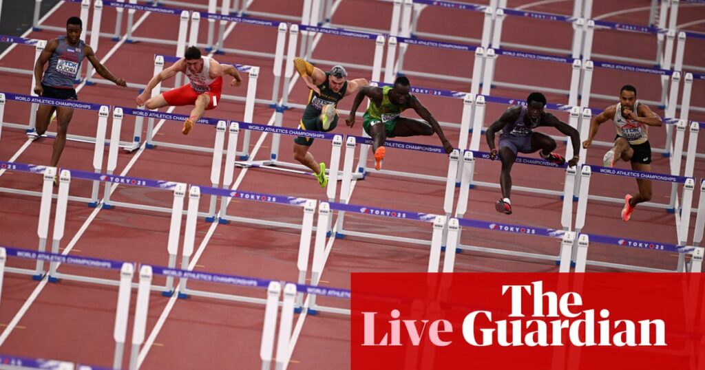 World Athletics Championships 2025: women’s 1500m, men’s 110m hurdles and more – live | World Athletics Championships