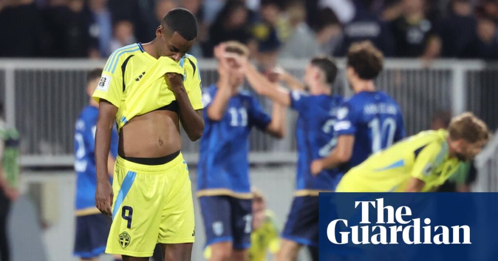 World Cup qualifying: Isak returns in Sweden loss as Italy edge 5-4 thriller with Israel | World Cup 2026 qualifiers