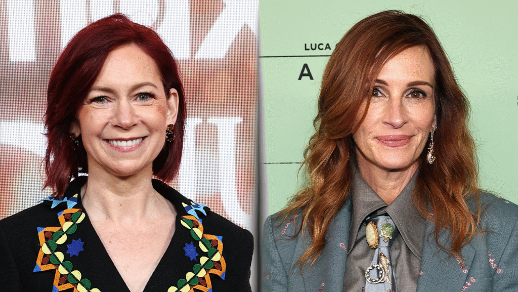 Carrie Preston and Julia Roberts