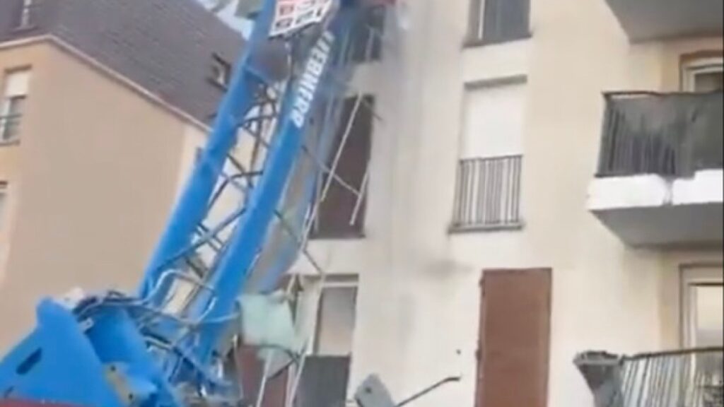 Cranes topple during deadly tornado in northern France | Climate