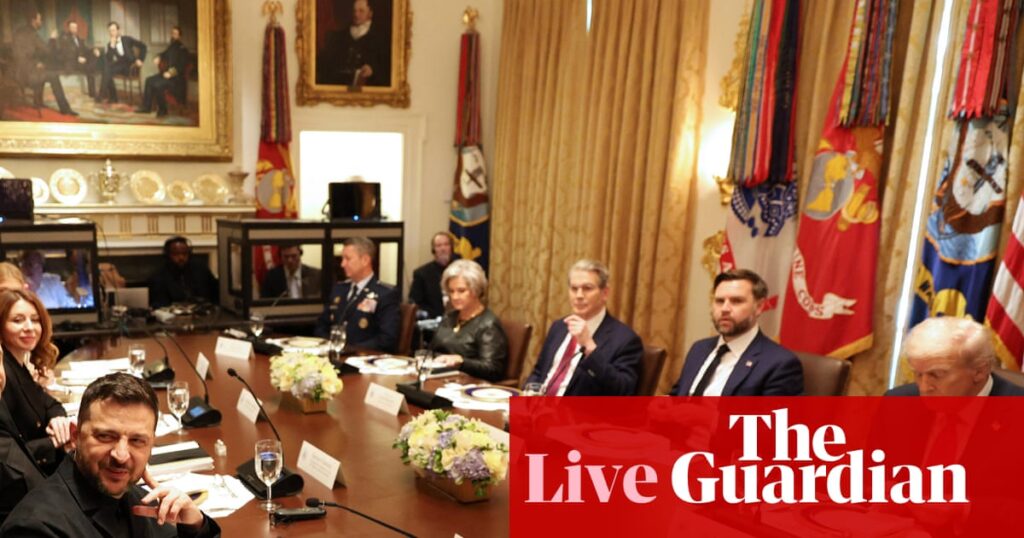 Donald Trump and Volodymyr Zelenskyy speak at White House bilateral meeting – Europe live | Europe