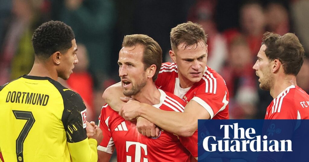 European football: Bayern extend perfect start with Kane goal in Dortmund win | European club football