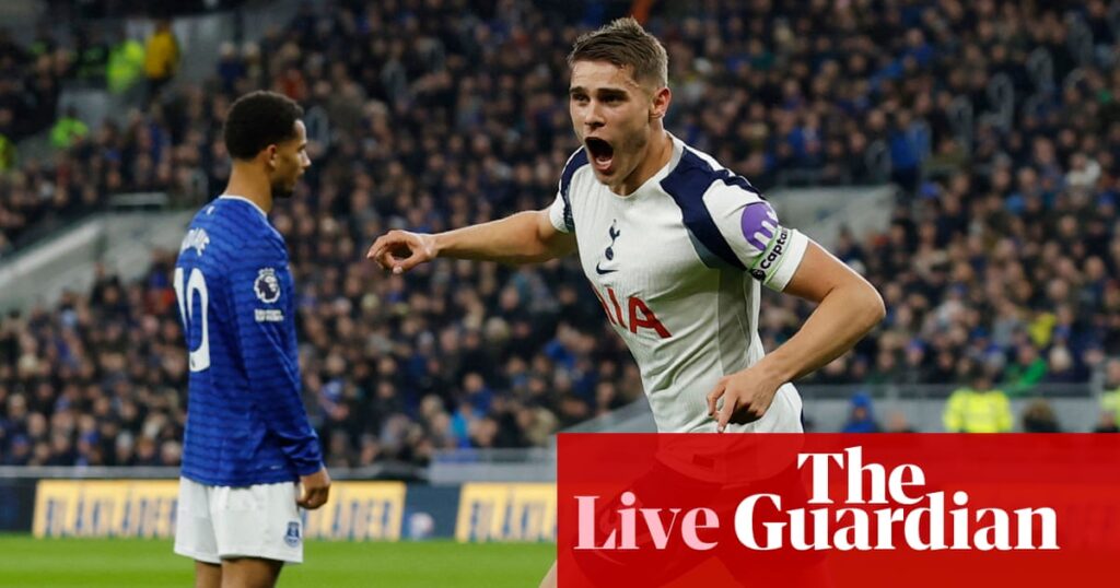 Everton v Tottenham: Premier League – live updates | Premier League Everton v Tottenham: Premier League – live updates | Premier League