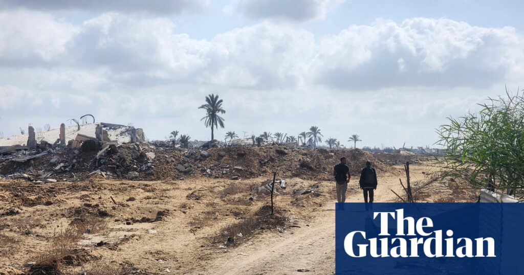 Fears Gaza ‘temporary’ ceasefire line could become permanent new border | Gaza Fears Gaza ‘temporary’ ceasefire line could become permanent new border | Gaza