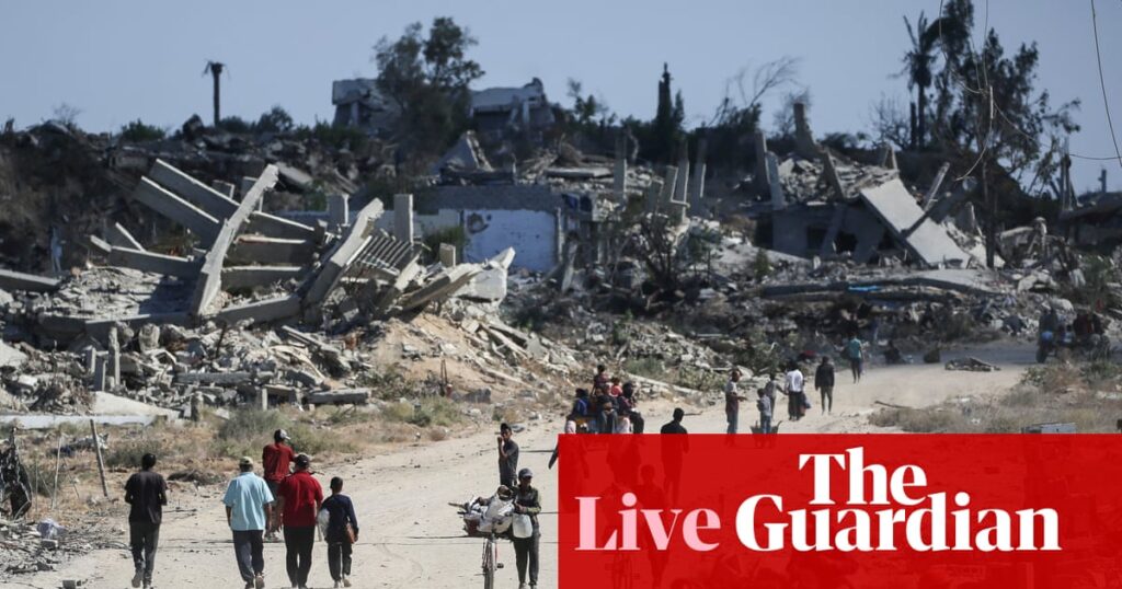 Gaza ceasefire live: families say bodies of three further hostages identified amid reports vital aid crossing to reopen | Gaza