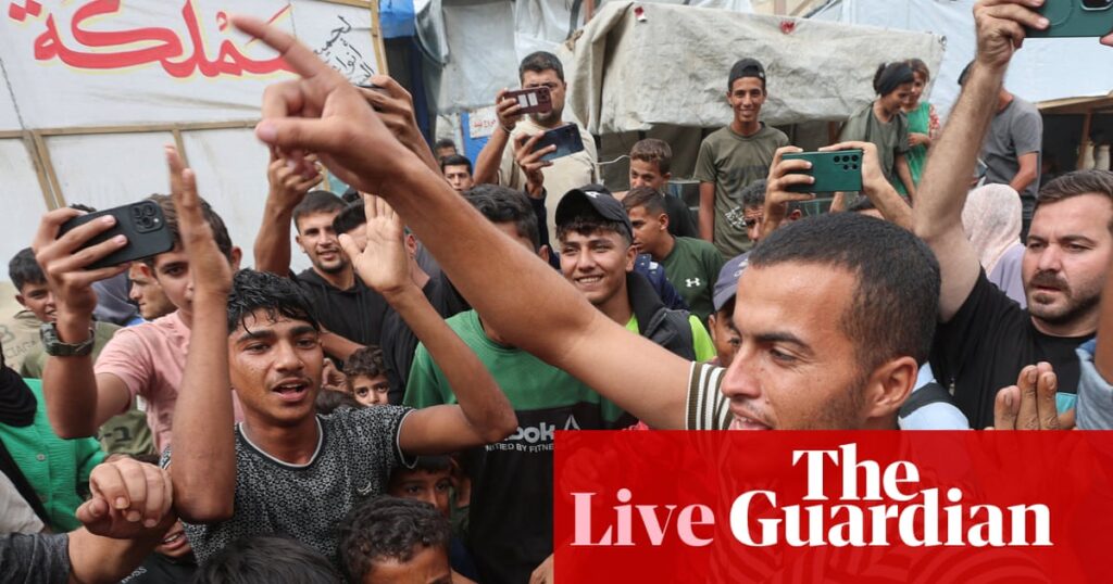 Gaza ceasefire plan live: Israel says it is preparing to pull back troops; living hostages could be released within days | Gaza
