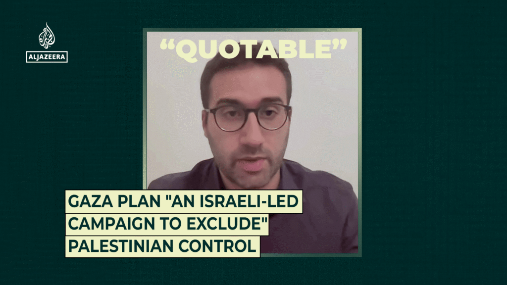 Gaza plan “an Israeli-led campaign to exclude” Palestinian control