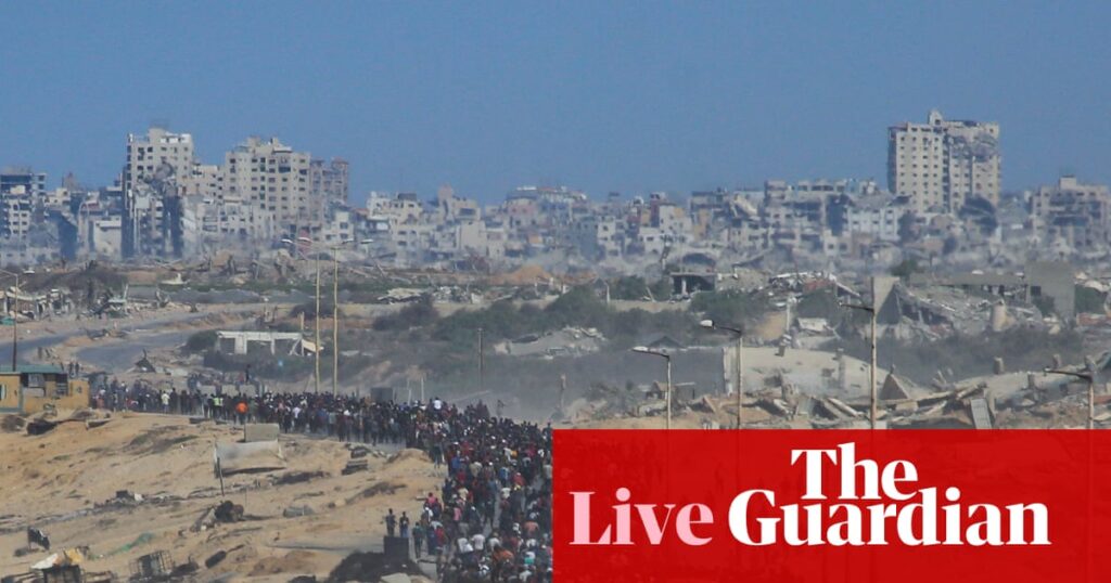 Hamas praises Trump but says Tony Blair not welcome in post-war Gaza role – live | Israel