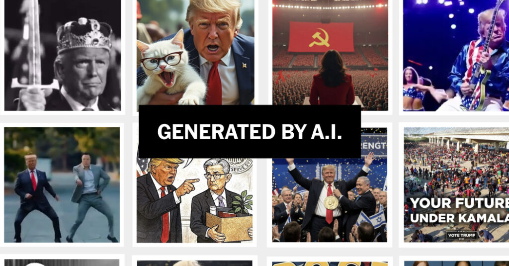 How Trump is Using AI to Attack Enemies and Rouse Supporters