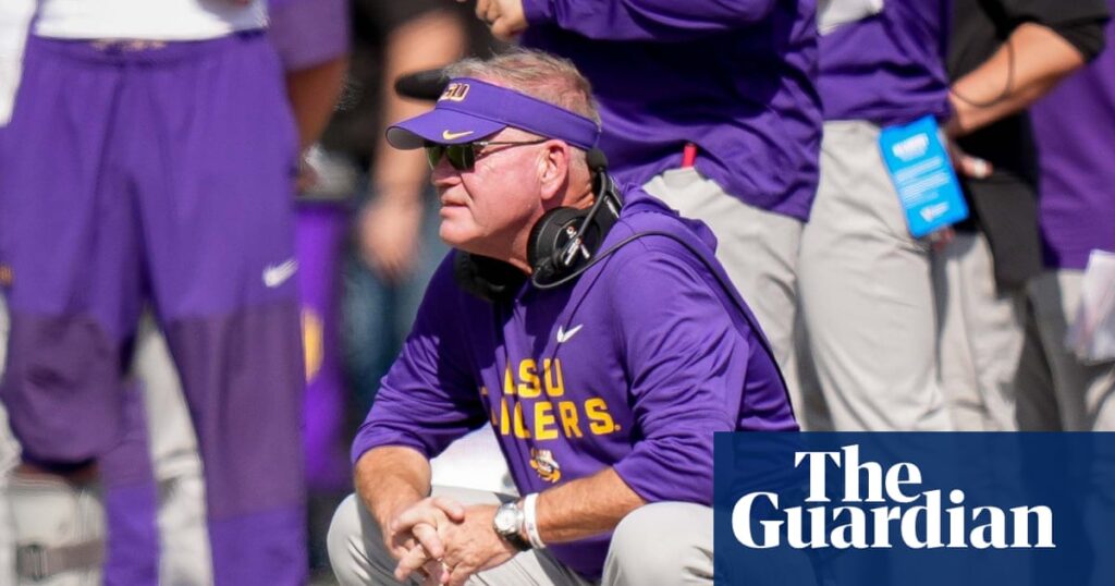 LSU fire Brian Kelly with coach owed more than $50m in buyout clause | College football LSU fire Brian Kelly with coach owed more than $50m in buyout clause | College football