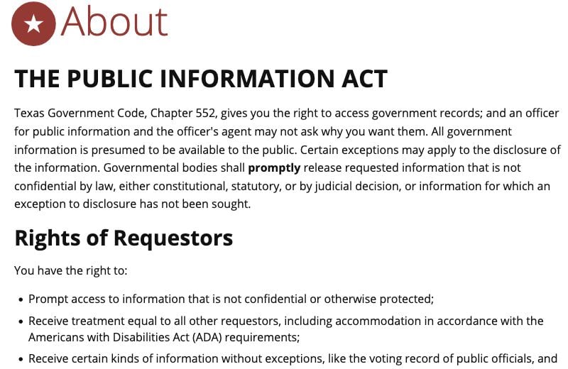 Manor Public Information Act Dispute: Resident Says Two Criminal Complaints Are Coming Over PIR-264-2025 Manor Public Information Act Dispute: Resident Says Two Criminal Complaints Are Coming Over PIR-264-2025
