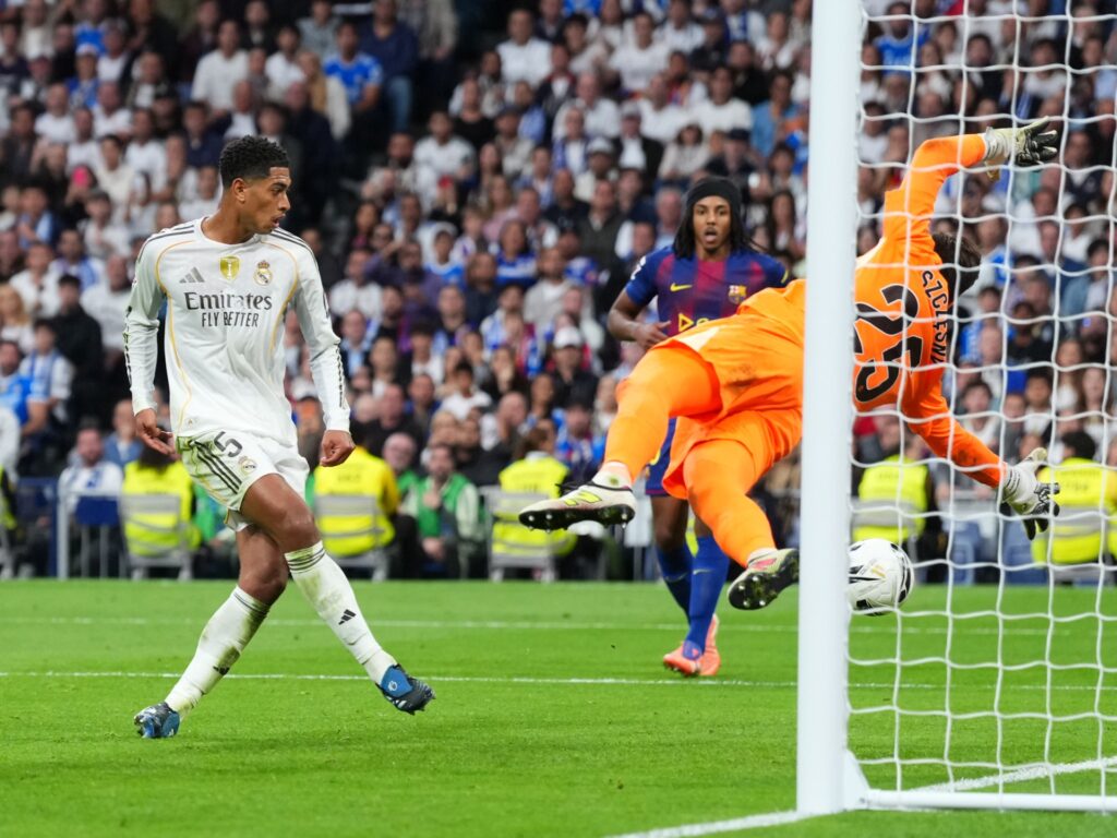 Mbappe, Bellingham score as Real Madrid edge Barcelona in fiery El Clasico | Football News Mbappe, Bellingham score as Real Madrid edge Barcelona in fiery El Clasico | Football News