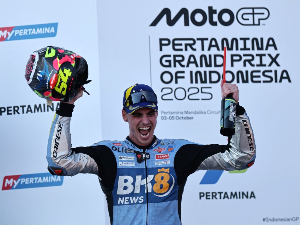 MotoGP Indonesia: Aldeguer wins first race as Marquez injured on lap 1 | Motorsports News