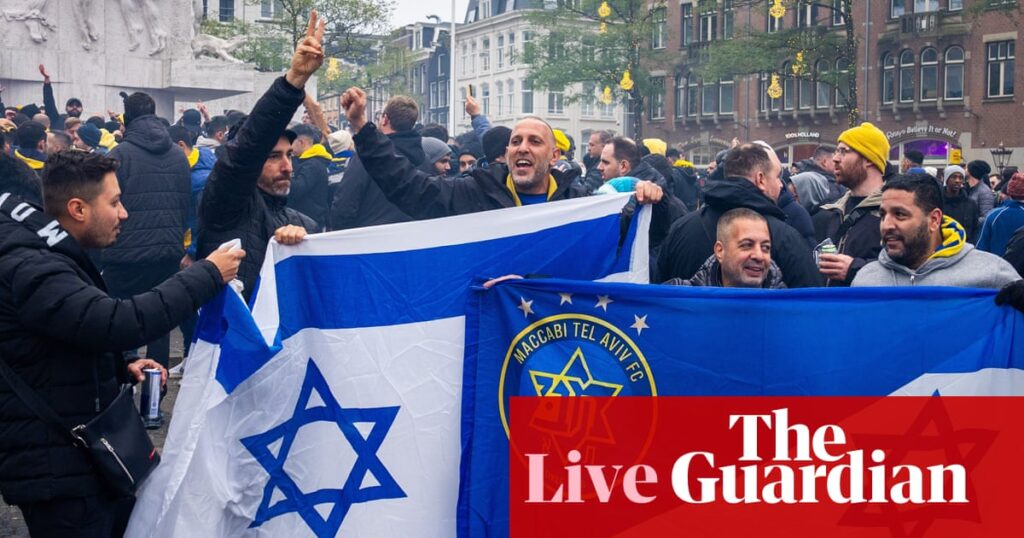 No 10 says talks happening ‘at pace’ across government to lift ban on Maccabi Tel Aviv fans attending Aston Villa match – live | Politics