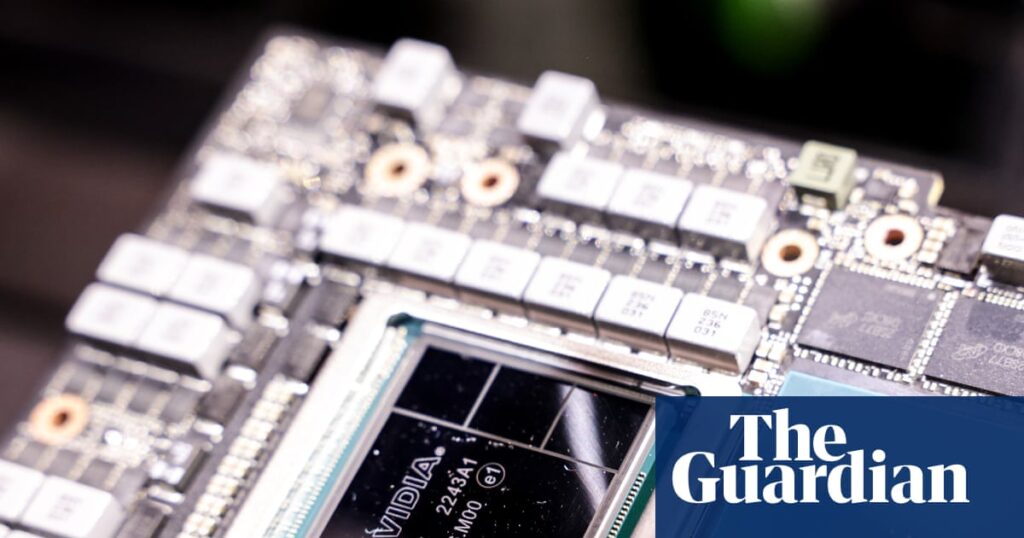 Nvidia becomes world’s first $5tn company amid stock market and AI boom | Nvidia Nvidia becomes world’s first $5tn company amid stock market and AI boom | Nvidia