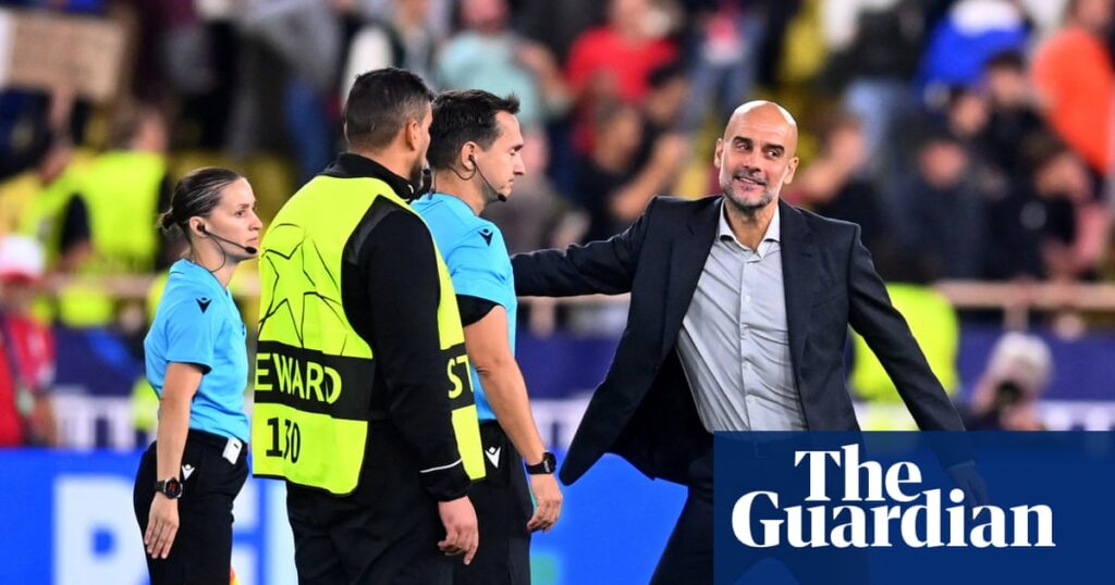 Pep Guardiola makes ‘Spanish referees’ remark after Manchester City held to draw | Manchester City