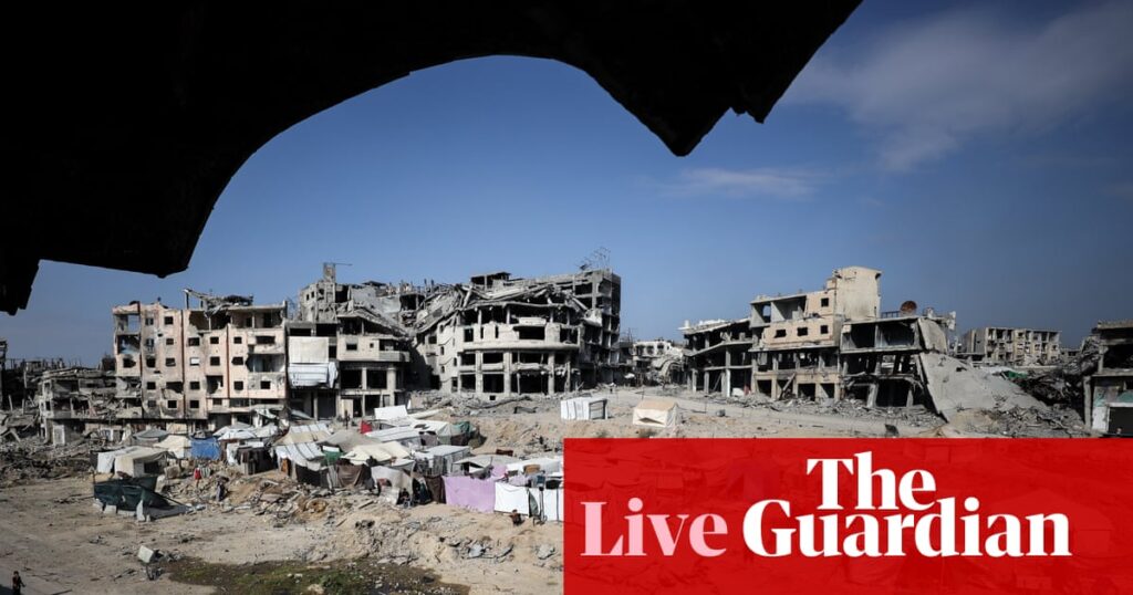 Reports of Israeli attacks in Gaza as it accuses Hamas of ‘blatant violation’ of ceasefire – Middle East crisis live | Israel