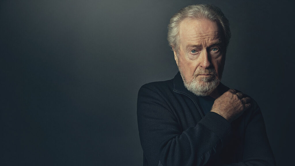 Ridley Scott was photographed Sept. 19 at the West Hollywood headquarters of Scott Free